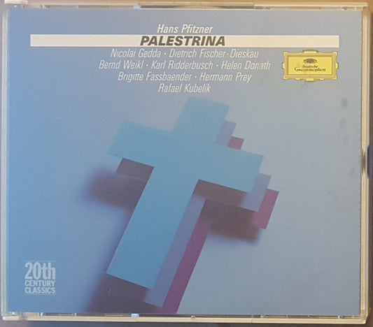 Hans Pfitzner, Nicolai Gedda, Dietrich Fischer-Dieskau, Bernd Weikl, Karl Ridderbusch, Helen Donath, Brigitte Fassbaender, Hermann Prey, Rafael Kubelik : Palestrina (3xCD, Album, RE, RM)