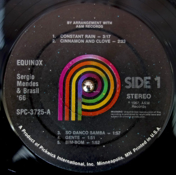 Sérgio Mendes & Brasil '66 : Equinox (LP, Album, RE, RM)