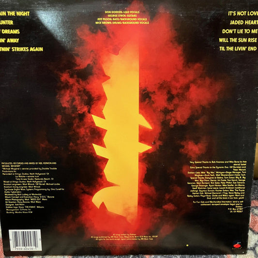 Dokken : Under Lock And Key (LP, Album, Club)