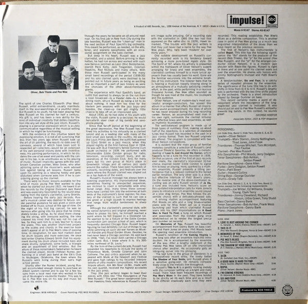 Pee Wee Russell And Oliver Nelson And His Orchestra : The Spirit Of '67 (LP, Album, Gat)