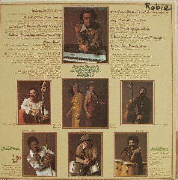 Sérgio Mendes & Brasil '77 : Love Music (LP, Album)