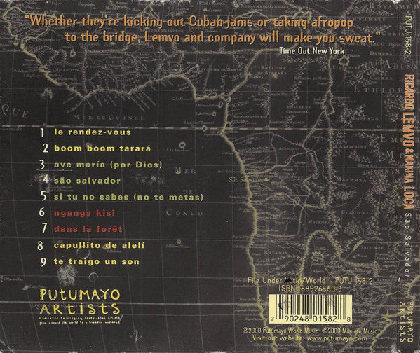 Ricardo Lemvo & Makina Loca : São Salvador (CD, Album)