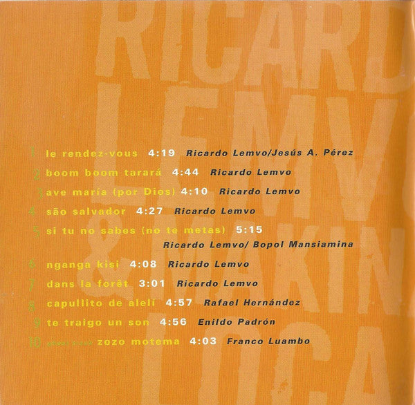 Ricardo Lemvo & Makina Loca : São Salvador (CD, Album)