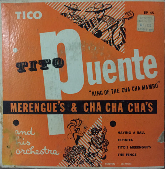 Tito Puente And His Orchestra : Merengue's & Cha Cha Cha's (7", EP)