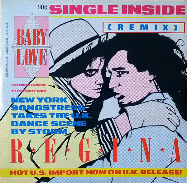 Regina (2) : Baby Love (Remix) (12", Maxi, Pic)