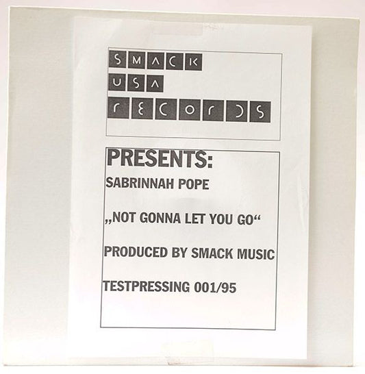 Sabrynaah Pope : Not Gonna Let You Go (12", TP, W/Lbl)
