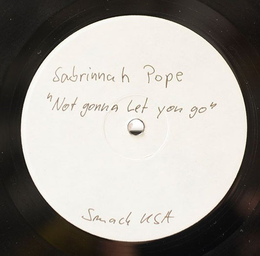 Sabrynaah Pope - Not Gonna Let You Go vinyl record, 12" (Near Mint (NM or M-)) | Lulo Records
