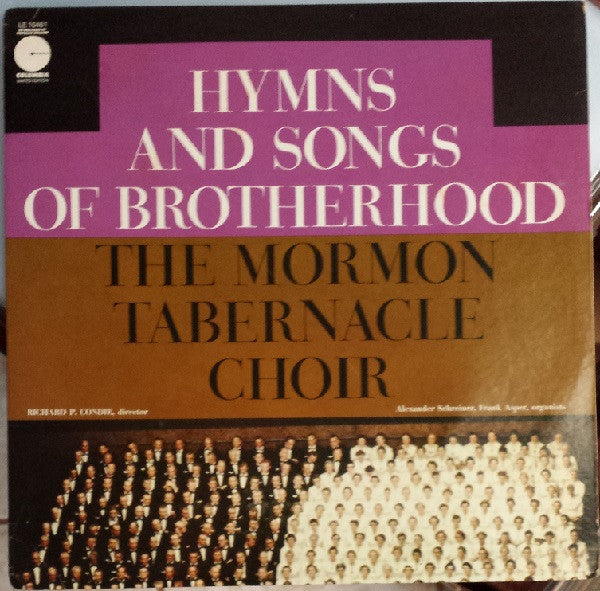 Mormon Tabernacle Choir : Hymns And Songs Of Brotherhood (LP, Ltd, RE)
