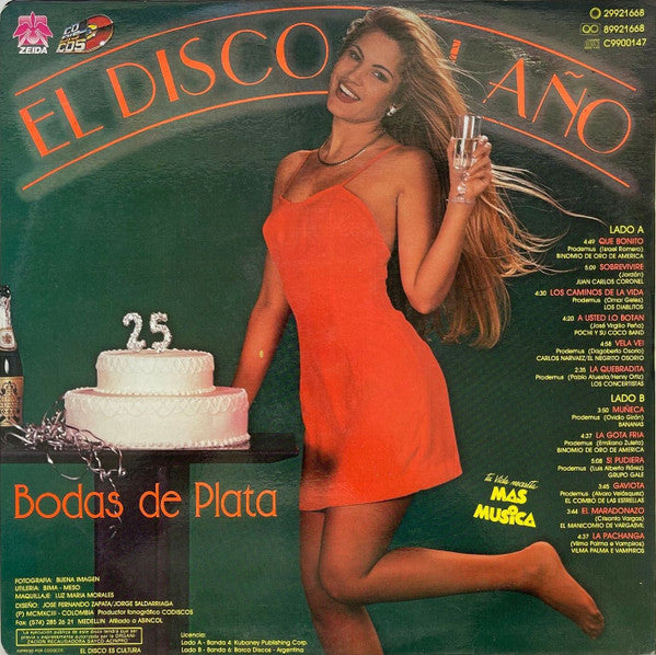 Various : El Disco Del Año - Bodas De Plata (LP, Comp)