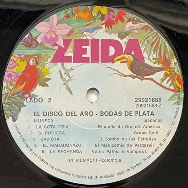 Various : El Disco Del Año - Bodas De Plata (LP, Comp)