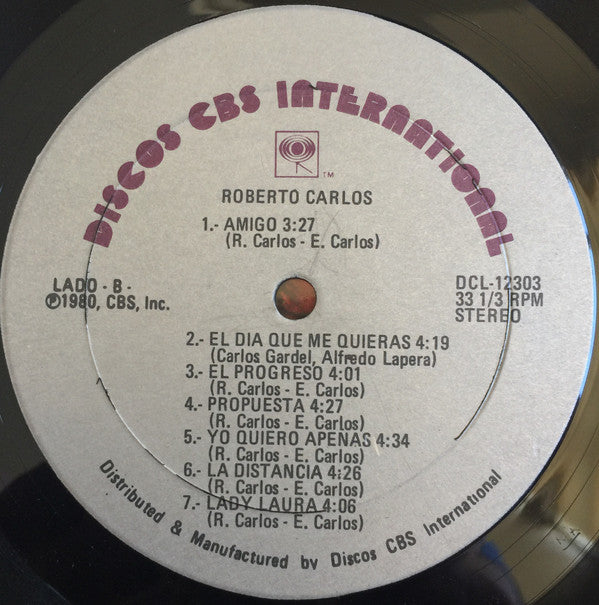 Roberto Carlos : Canta Sus Grandes Exitos (LP, Comp)