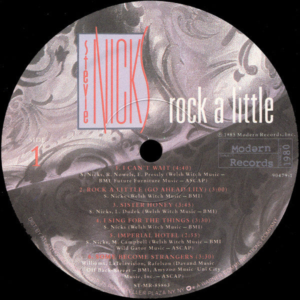 Stevie Nicks : Rock A Little (LP, Album, Spe)