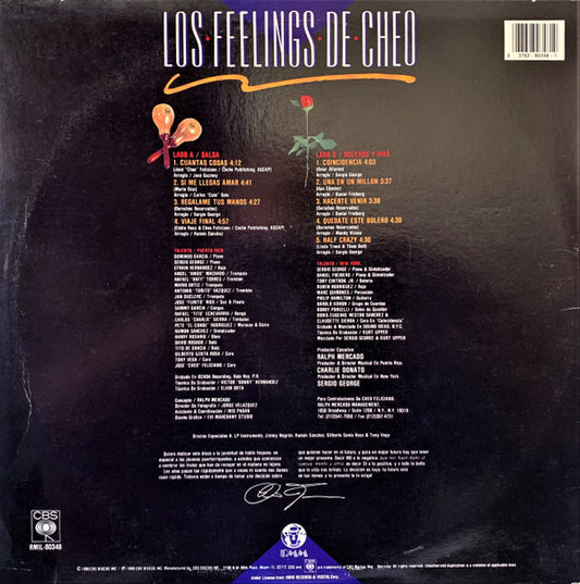 Cheo Feliciano : Los Feelings De Cheo (LP)
