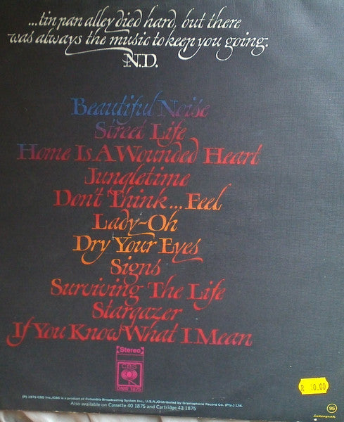 Neil Diamond : Beautiful Noise (LP, Album, Gat)