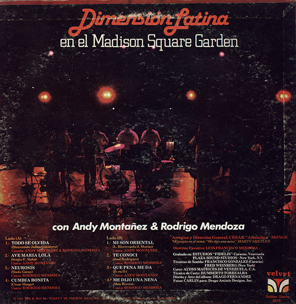 Dimension Latina : En El Madison Square Garden (LP, Album)