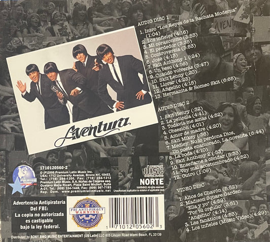 Aventura : K.O.B. Live (2xCD, Album + DVD-V)