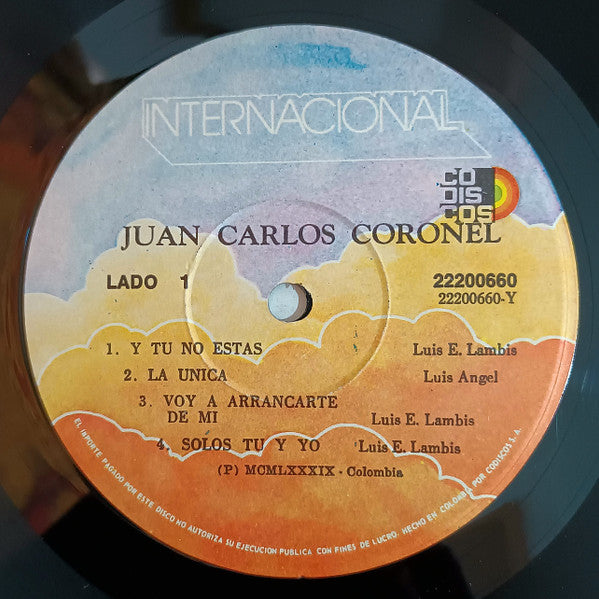 Juan Carlos Coronel : Juan Carlos Coronel (LP, Album)