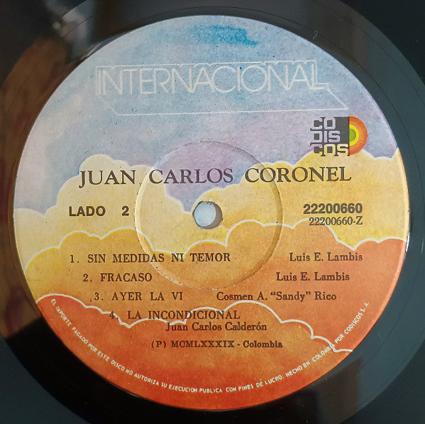 Juan Carlos Coronel : Juan Carlos Coronel (LP, Album)