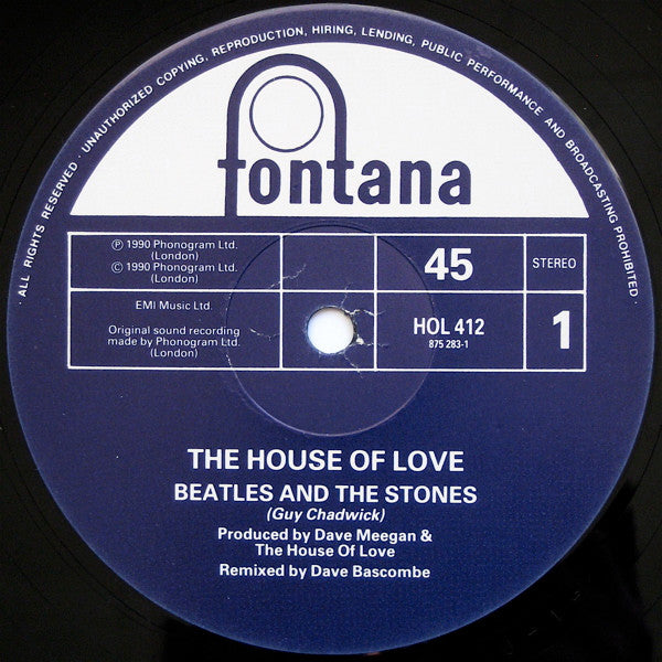 The House Of Love : Beatles And The Stones (Remix) (12", Single)