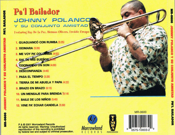 Johnny Polanco Y Su Conjunto Amistad : Pa'l Bailador (CD, Album)