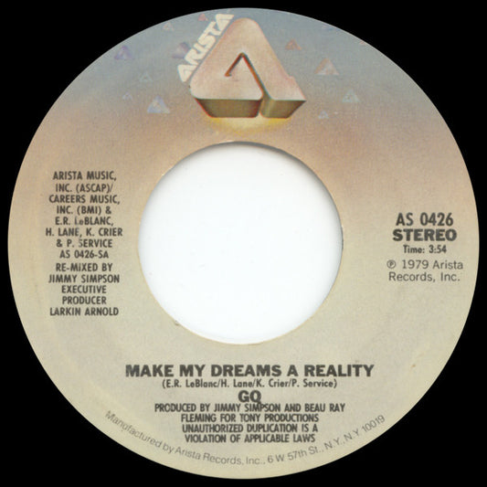 GQ : Make My Dreams A Reality / I Do Love You (7", Single, Pit)
