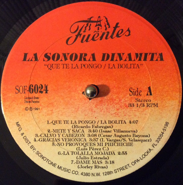La Sonora Dinamita : La Sonora Dinamita (LP, Album)