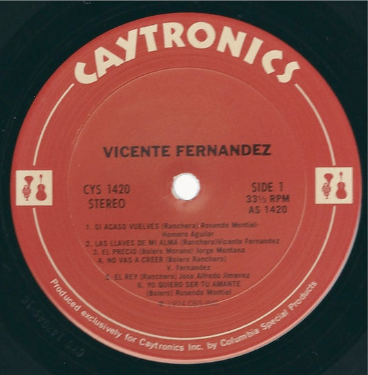 Vicente Fernandez : El Idolo De México (LP, Album, Gat)