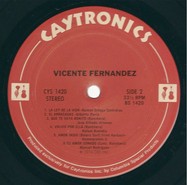 Vicente Fernandez : El Idolo De México (LP, Album, Gat)