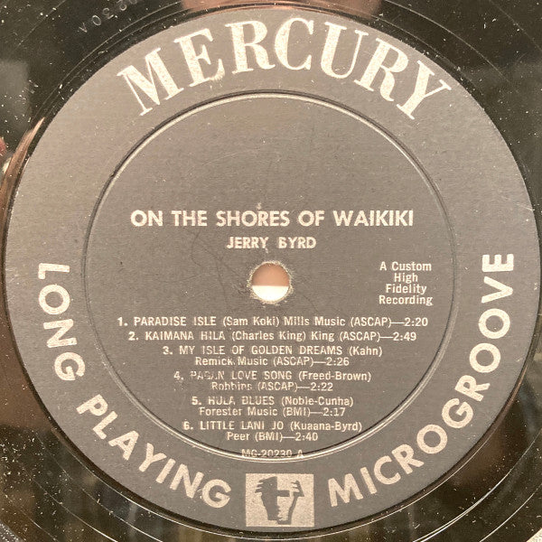 Jerry Byrd And His Orchestra : On The Shores Of Waikiki (LP, Mono)