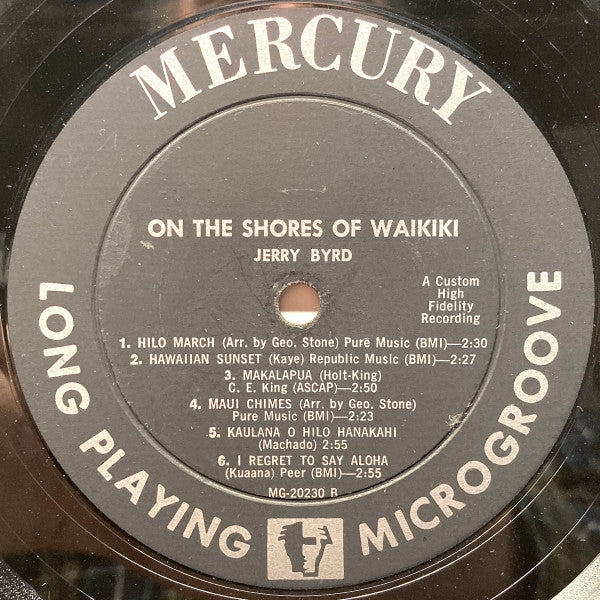 Jerry Byrd And His Orchestra : On The Shores Of Waikiki (LP, Mono)