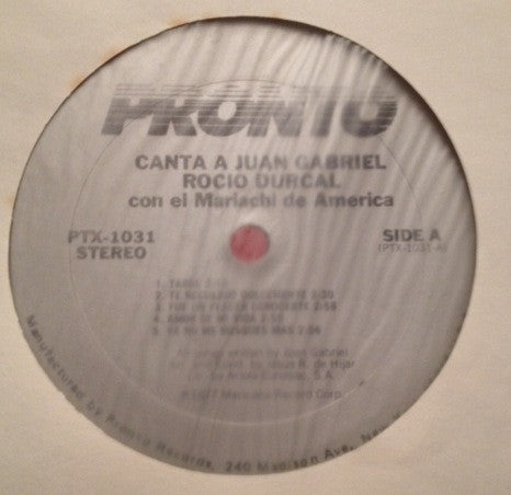 Rocio Durcal* : Canta A Juan Gabriel (LP, Album)