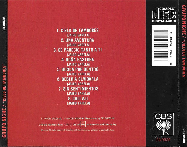 Grupo Niche : Cielo De Tambores (CD, Album)