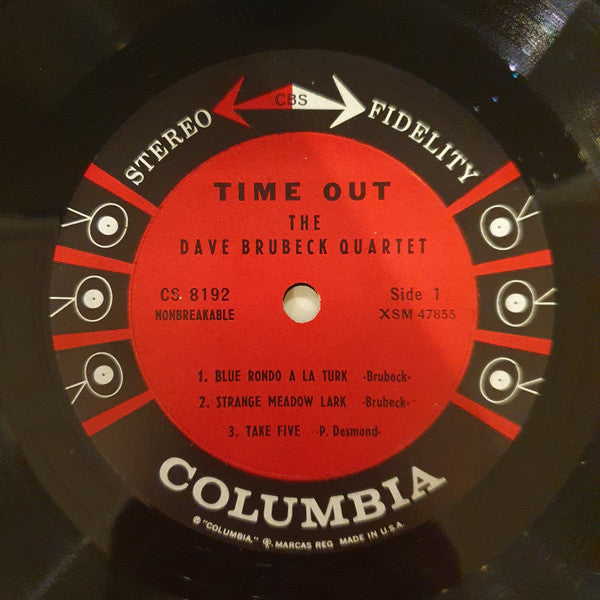 The Dave Brubeck Quartet : Time Out (LP, Album, RP, Pit)
