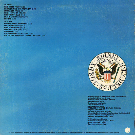 Ramones : Leave Home (LP, Album, Pit)