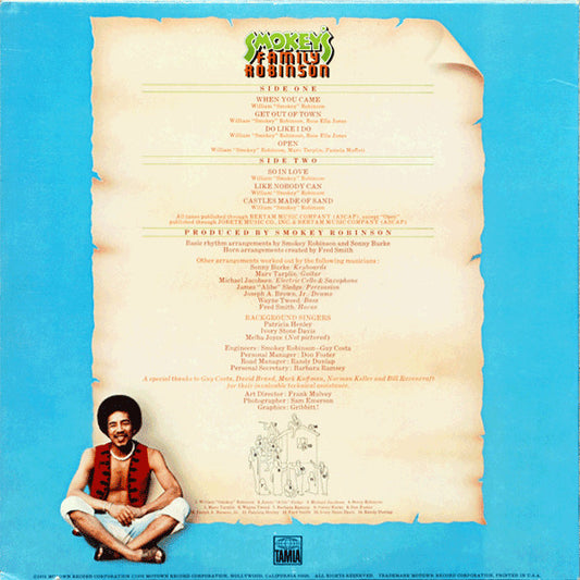 Smokey Robinson - Smokey's Family Robinson vinyl record, LP (Near Mint (NM or M-)) | Lulo Records