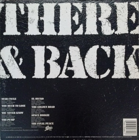 Jeff Beck - There & Back vinyl record, LP (Near Mint (NM or M-)) | Lulo Records
