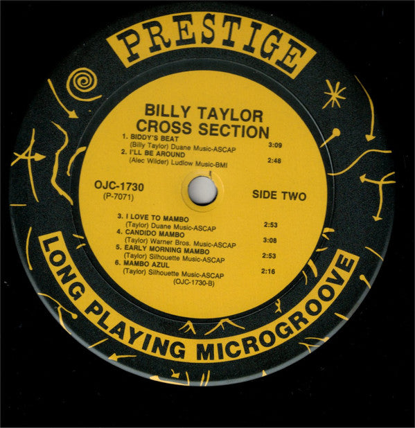 Billy Taylor : Cross Section (LP, Album, Mono, RE, RM)