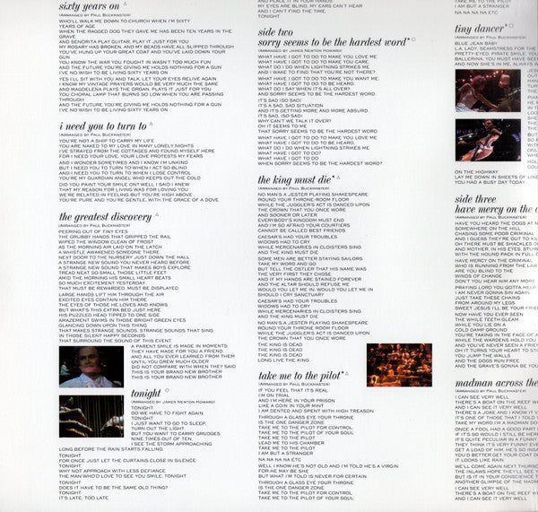 Elton John With Melbourne Symphony Orchestra : Live In Australia (2xLP, Album, Club, BMG)