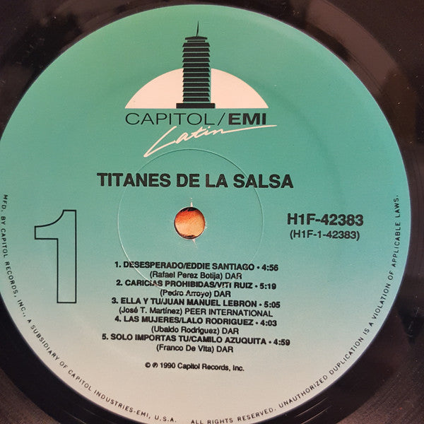 Various : Titanes De La Salsa (LP, Comp)