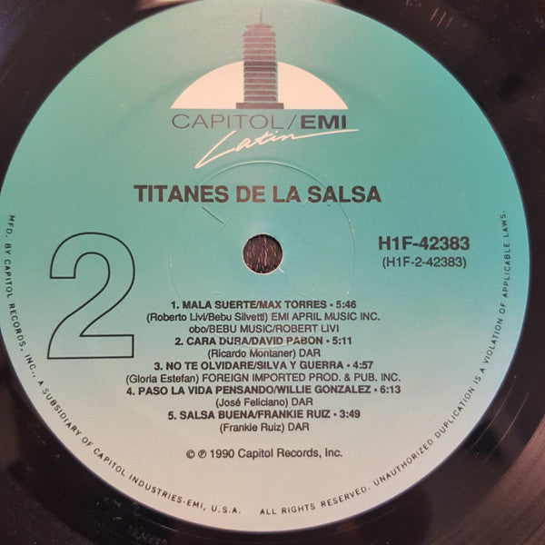 Various : Titanes De La Salsa (LP, Comp)
