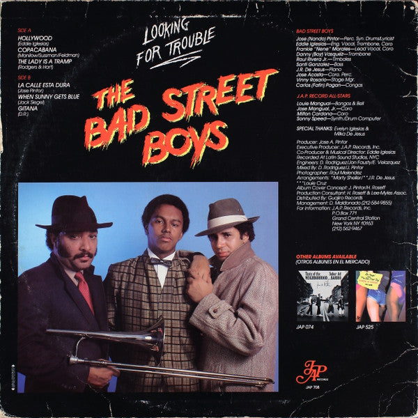 Jose Pintor Presents The Bad Street Boys : Looking For Trouble = Buscando Problemas (LP, Album)