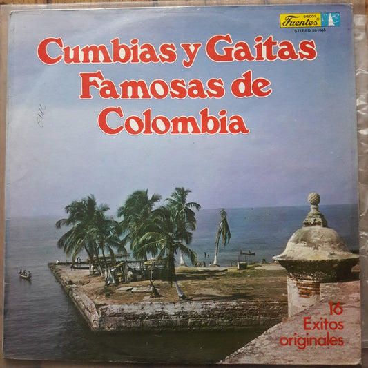 Various : Cumbias Y Gaitas Famosas De Colombia (LP, Comp)