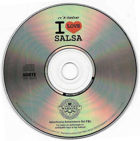 n'klabe : I Love Salsa! (Special Edition) (CD, Album, Spe)