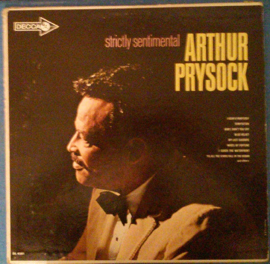 Arthur Prysock : Strictly Sentimental (LP, Album)