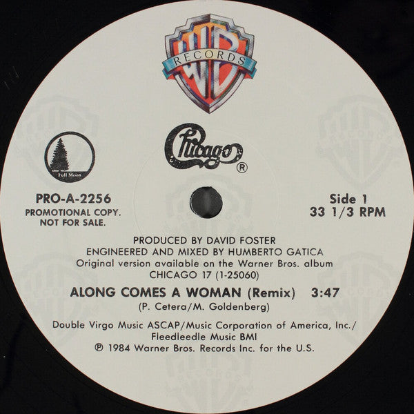 Chicago (2) : Along Comes A Woman (Remix) (12", Promo)