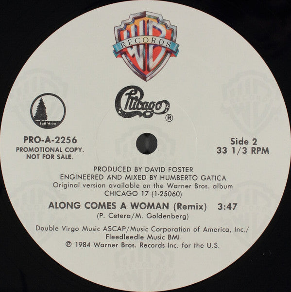 Chicago (2) : Along Comes A Woman (Remix) (12", Promo)