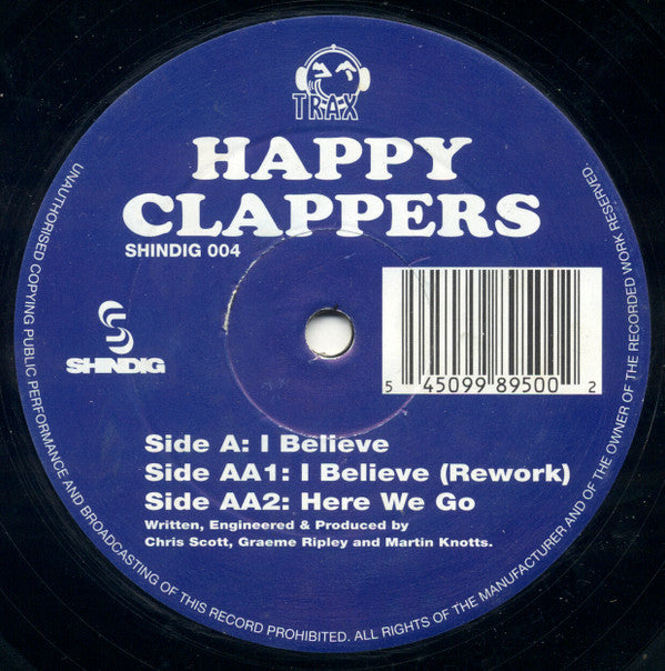 Happy Clappers : I Believe (12")