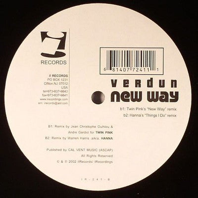 Verdun (2) : New Way (12")