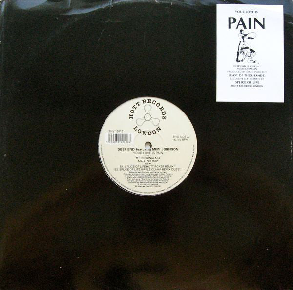 Deep End Featuring Mimi Johnson : Your Love Is Pain (12")