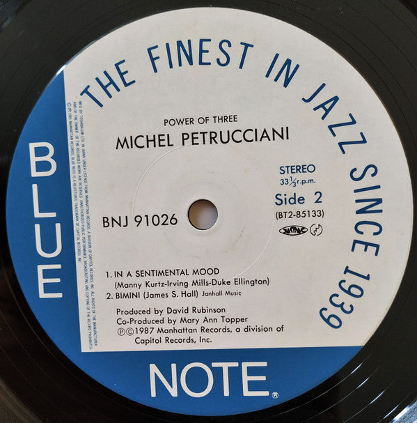 Michel Petrucciani : Power Of Three (LP, Album)